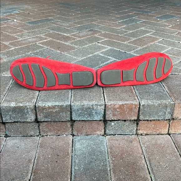J Crew red suede moccasins - Picture 11 of 11